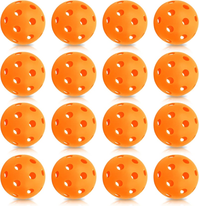 Bac-kitchen 16 Pack Plastic Baseballs - Hollow Softballs for Lightweight Batting Practice - Indoor/Outdoor Training Balls - Image 1